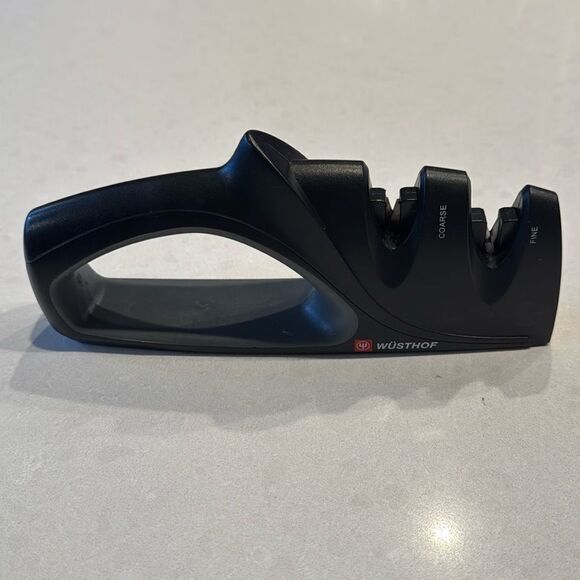 Wusthof knife sharper, excellent condition works well. Great addition kitchen.